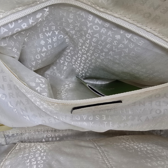 Kate Spade Cream and Black Tote with Detachable Strap - Picture 11 of 11